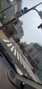 コロナの影響で静かな町