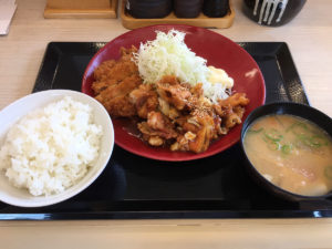 かつや　鶏ちゃん焼き定食