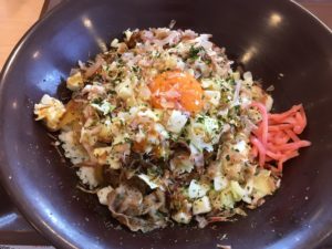 お好み牛玉丼完成