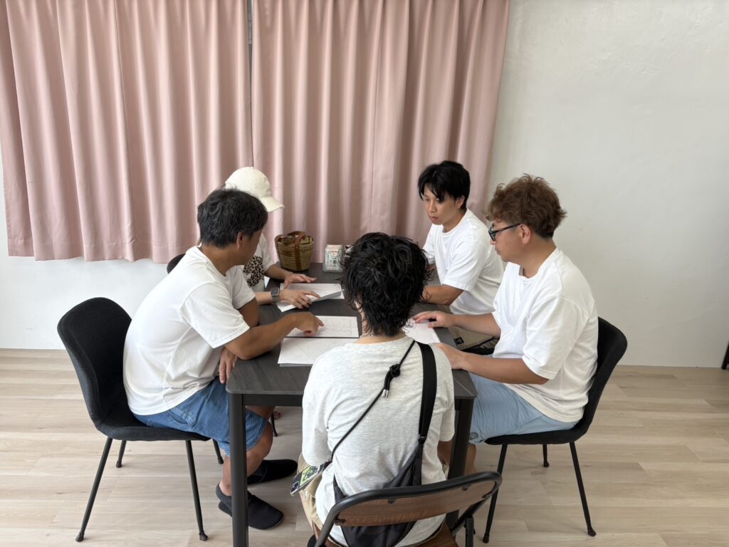 打ち合わせの様子